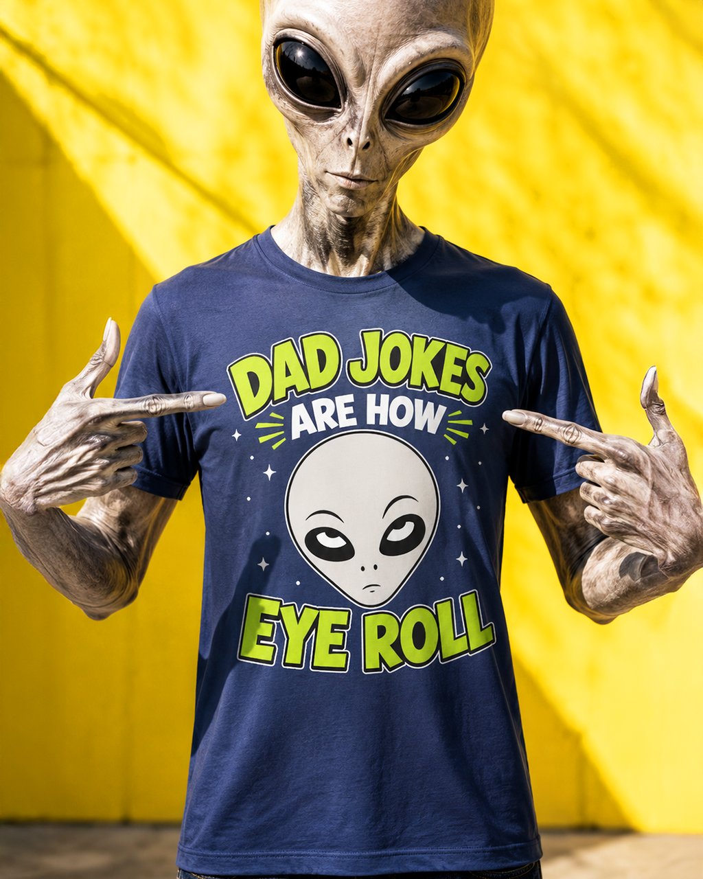 'Dad Jokes Are How Eye Roll' Dad Joke T-Shirt