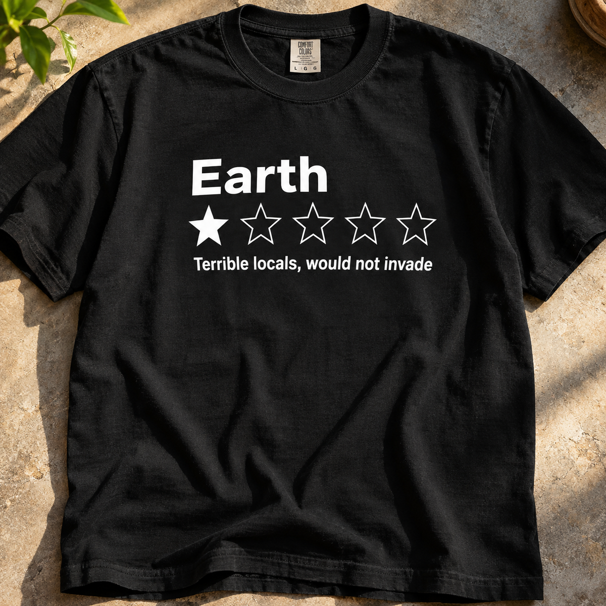 Earth One Star - Unisex Joke T-Shirt